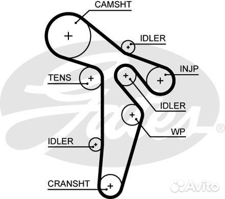 Ремень грм VAG 1.2-2.0 TDI (160x25)