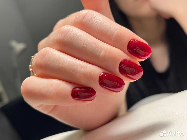 Покрытие гель лаком,наращивание