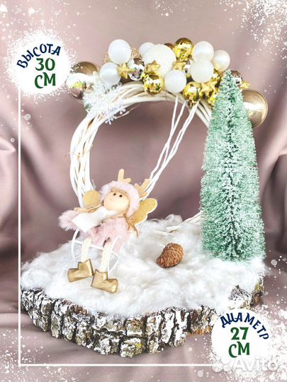 Новогодяя игрушка. Новогодняя композиция