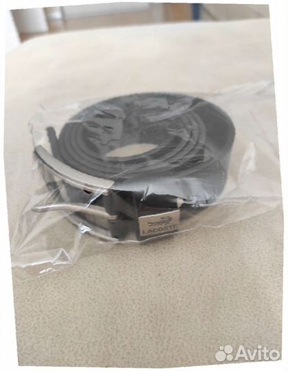 Мужской кожаный ремень Lacoste оригинальный