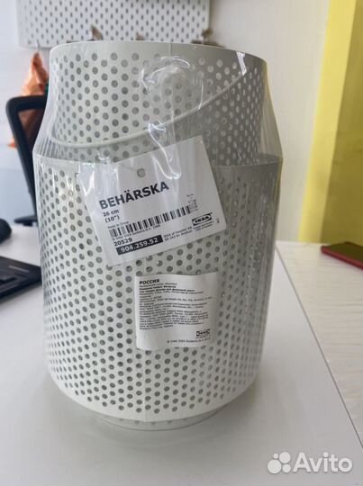 Бегерска Фонарь для формовой свечи, белый IKEA