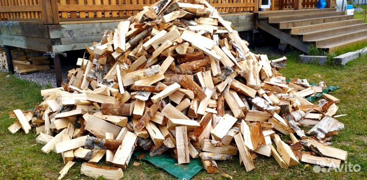Дрова сухие колотые с доставкой