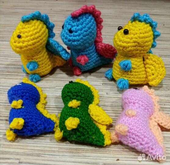 Вязаный дракончик