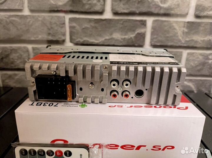 Магнитола Pioneer 1DIN 12в с bluetooth