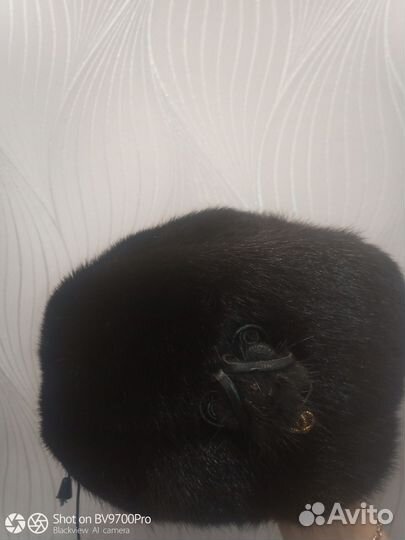 Шапка ушанка норковая женская