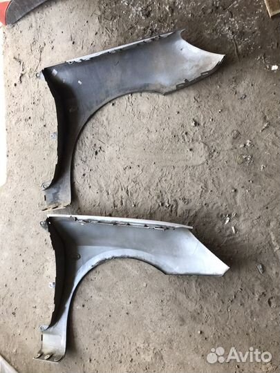 Пежо 307 крыло переднее левое пластиковое