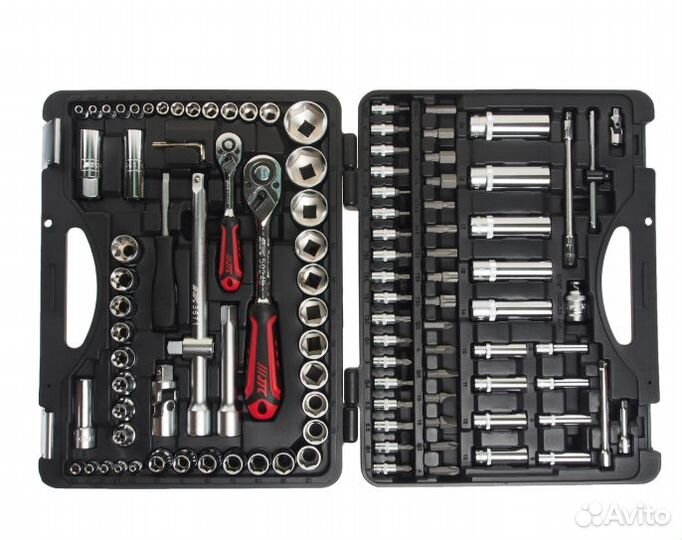 Набор головок торцевых и вставок 110 предметов JTC