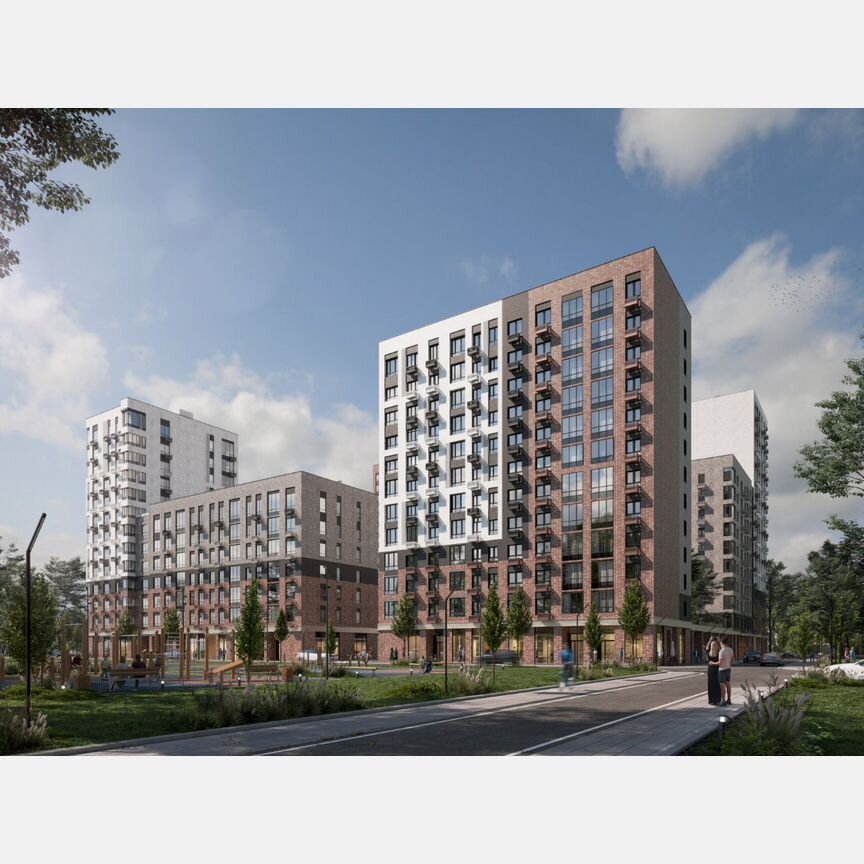 1-к. квартира, 33,6 м², 7/17 эт.