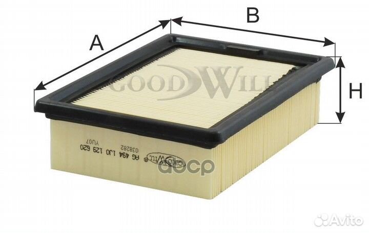 Фильтр воздушный AG494 Goodwill