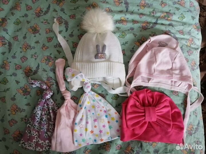 Детские шапочки для девочек