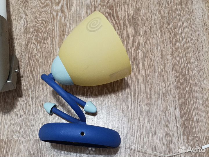 Светильники 2 штуки. Синий и стальной