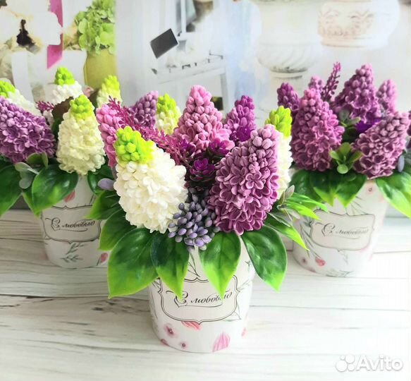 Букет из мыла (сирень)