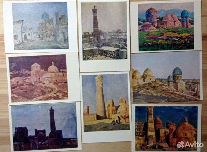 Мечети и Минареты в живописи, 15 открыток