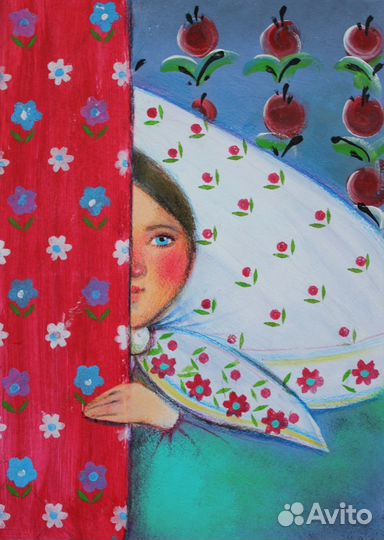 Открытка. Русский сувенир