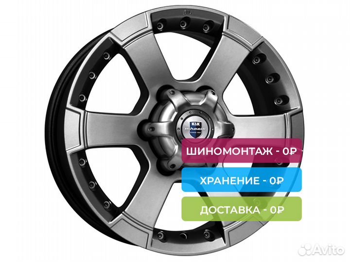 R16 6x139,7 7J ET22 D107,1 K&K KC593 M56-оригинал