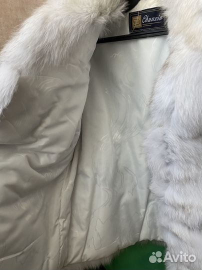 Джинсовая куртка с натуральным мехом