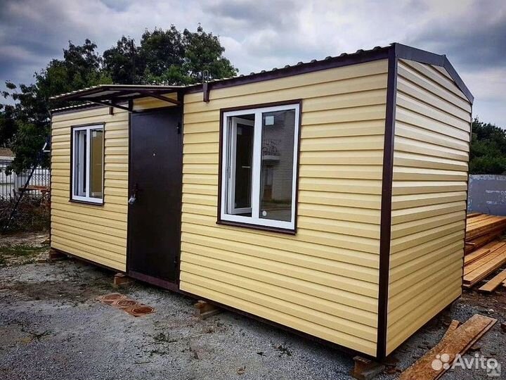 Бытовка вагончик для проживания. Изготовление