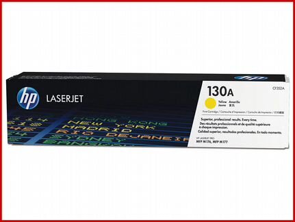 Картридж HP CF352A № 130A желтый