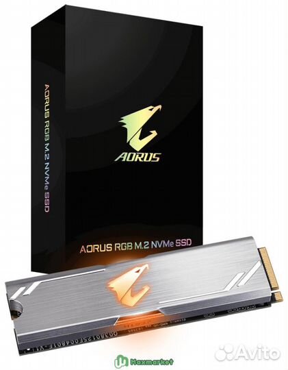 256 гб SSD M.2 накопитель Gigabyte aorus RGB (GP-A