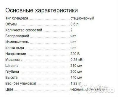 Блендер gemlux GL-PB-2502, новый