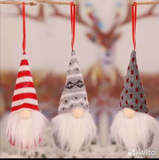 Новогодние игрушки Скандинавский гномик