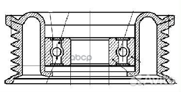 Ролик привод. ремня для а/м Mazda 3 (03) 1.6i