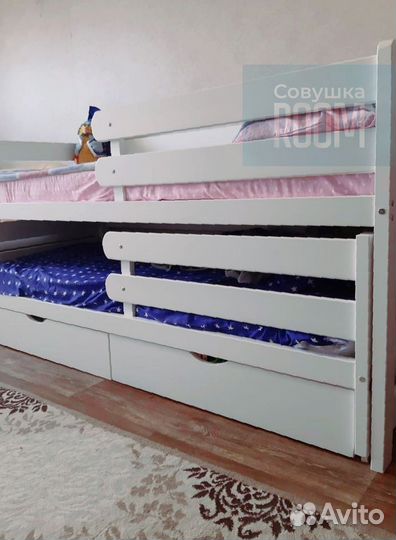 Детская кровать с бортиком