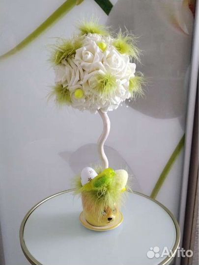 Пасхальный декор топиарий