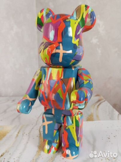 Игрушка bearbrick kaws 28cm, новый