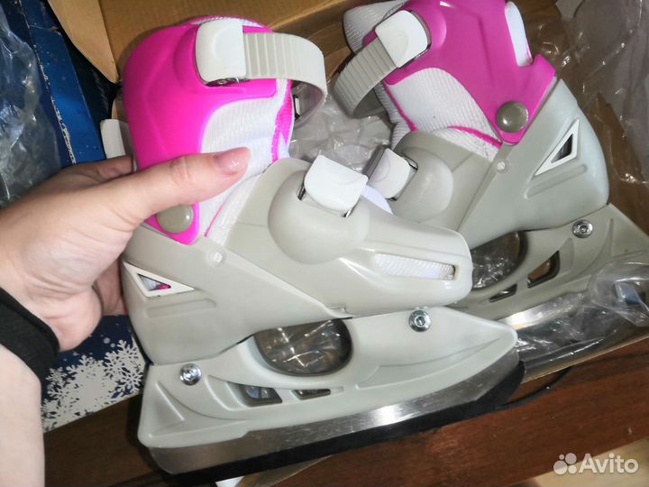 Коньки детские раздвижные 27-30, 29-32