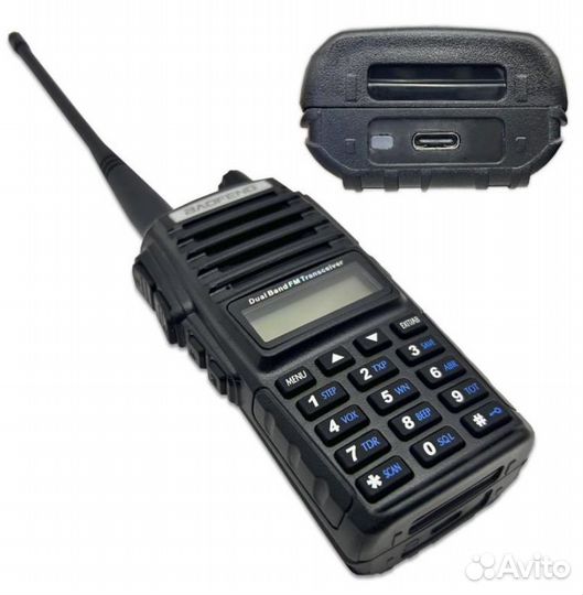 Рация Baofeng UV-82 8 Ватт с зарядкой USB Type-C