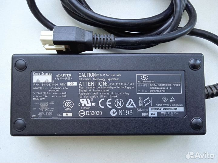Блок питания Cisco systems p/n 34-0874-01 5v 12v