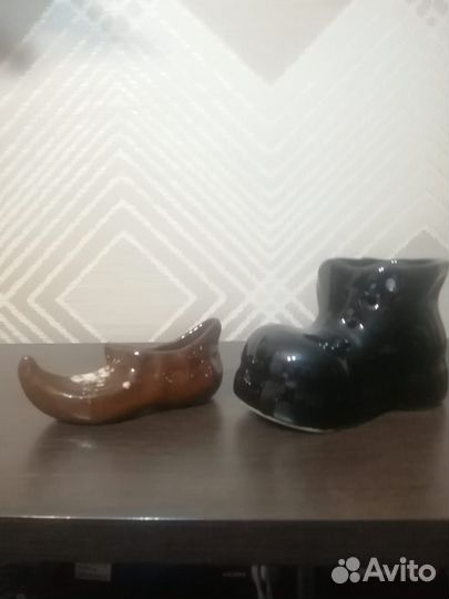 Ботинки глина, керамика