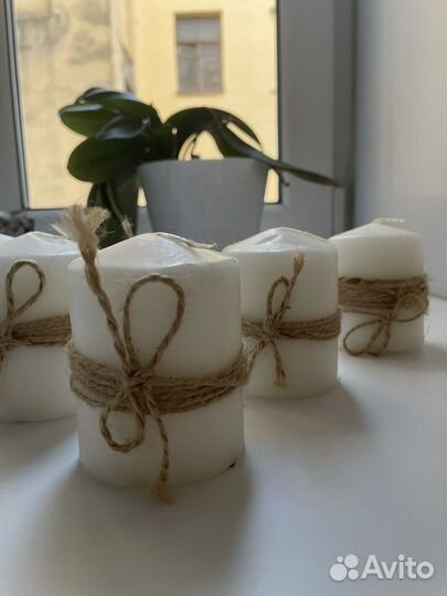 Свечи IKEA, декор на свадьбу
