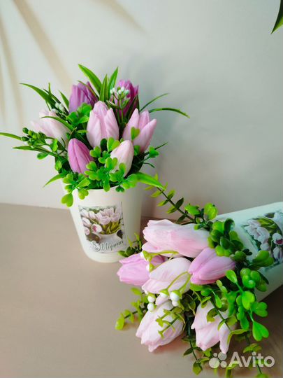 Букеты на 8 марта, мыло ручной работы