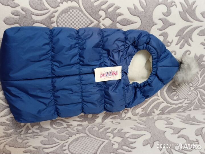 Зимний конверт на выписку