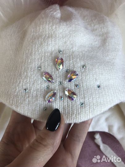 Шапка для девочки 44-46