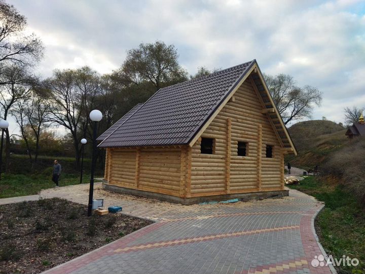 Дом из оцилиндрованного бревна от производителя