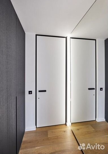 Скрытые двери / Двери под покраску / invisible