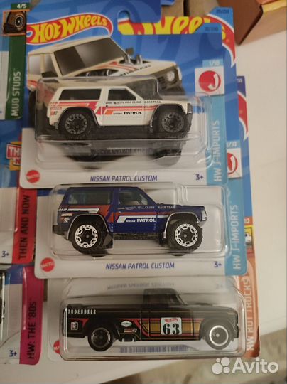 Hot wheels джипы пикапы