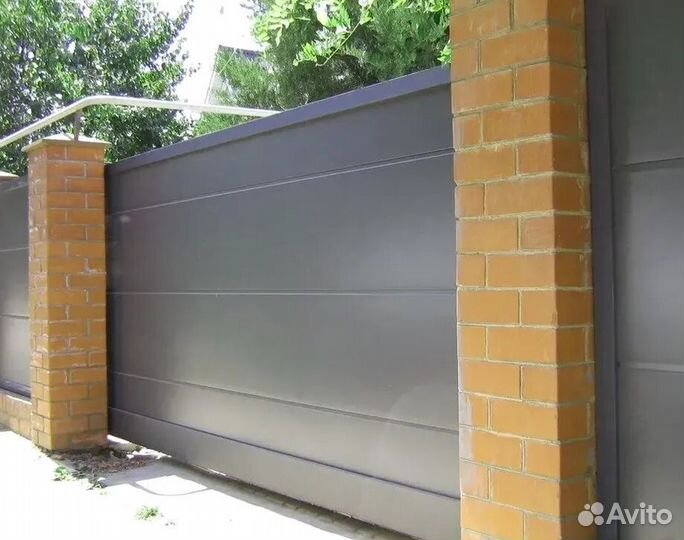 Откатные ворота со склада