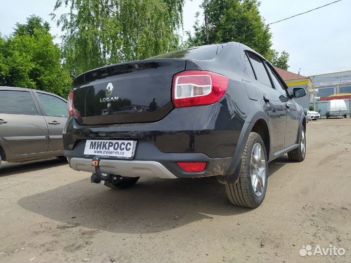 Фаркоп для Renault Logan 2 Stepway Рено Логан 2