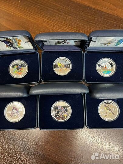 Серебро набор Птицы Азии/ Калашников/Туполев