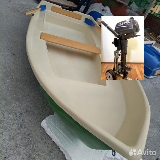 Лодка с мотором Виза Нейва - 4 Sea - Pro T 3S