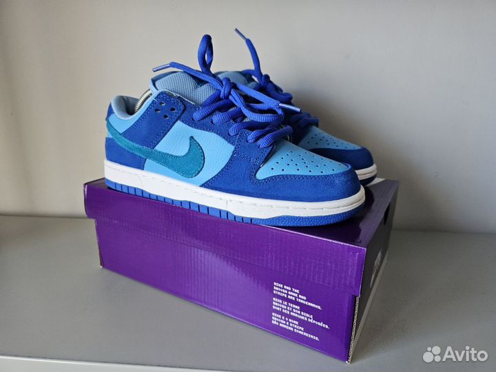 Кроссовки мужские Nike Dunk Low Blue Raspberry