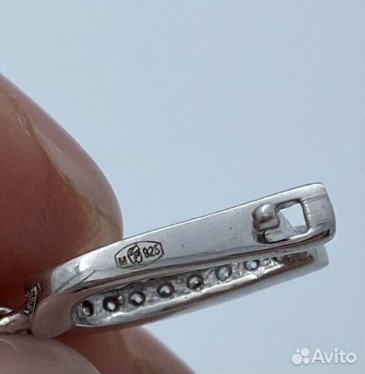 Серьги серебро