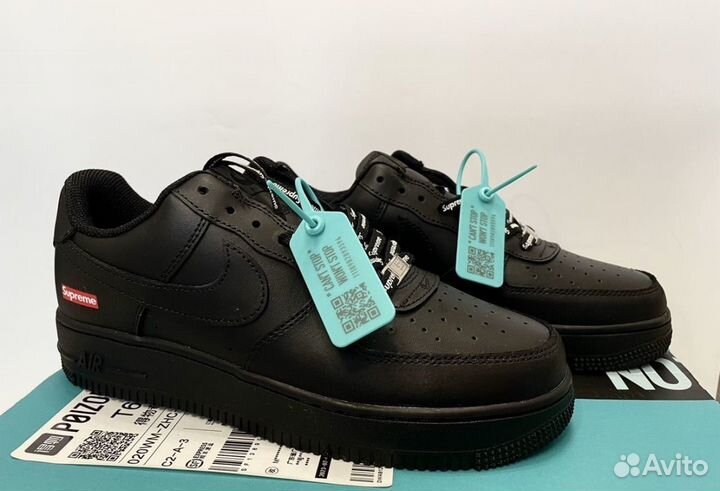 Nike Air Force x Supreme Black