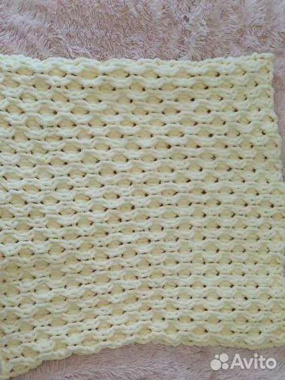 Плед детский вязаный ручная работа