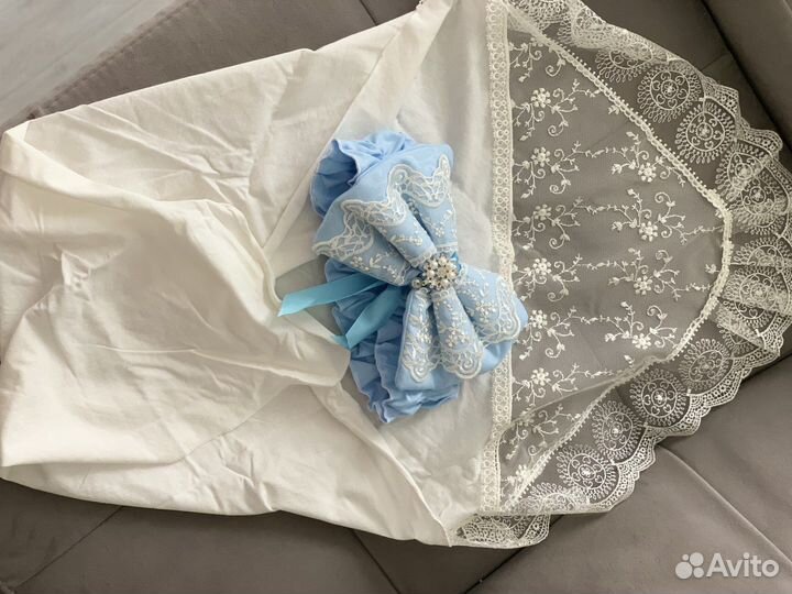 Бант и уголок на выписку