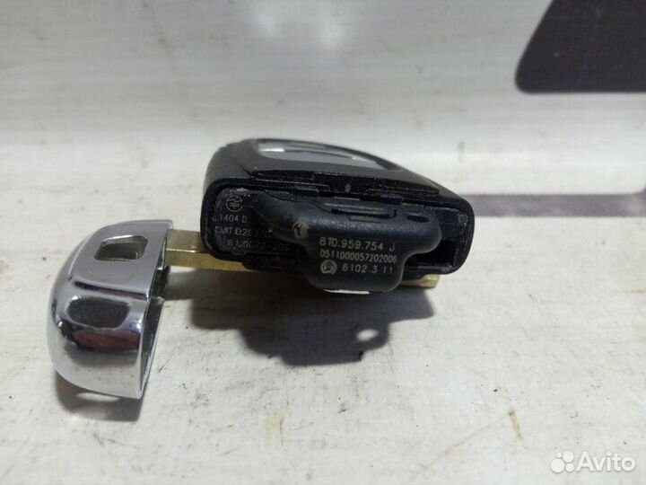 Ключ зажигания Audi A4 B8 2007—2012